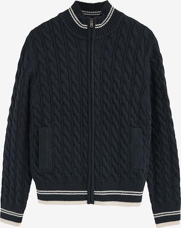 Polo Club Knit Cardigan in Blue: front