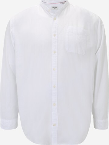 Jack & Jones Plus Hemd 'Oxford' in Weiß: predná strana