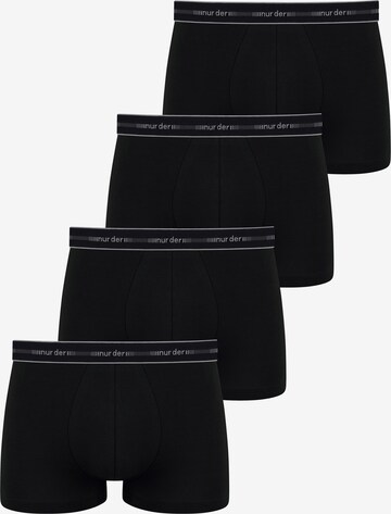 Nur Der Boxershorts in Zwart: voorkant