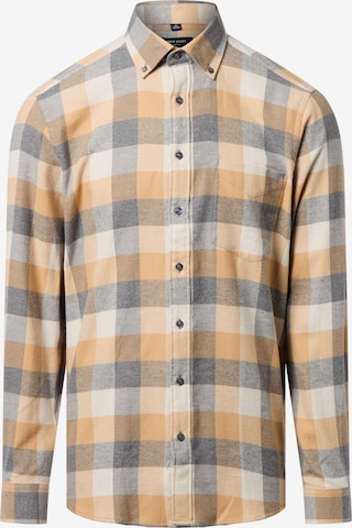 Andrew James Button Up Shirt in Grey: front