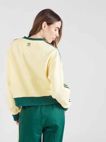 dzeltens ADIDAS ORIGINALS Sportisks džemperis
