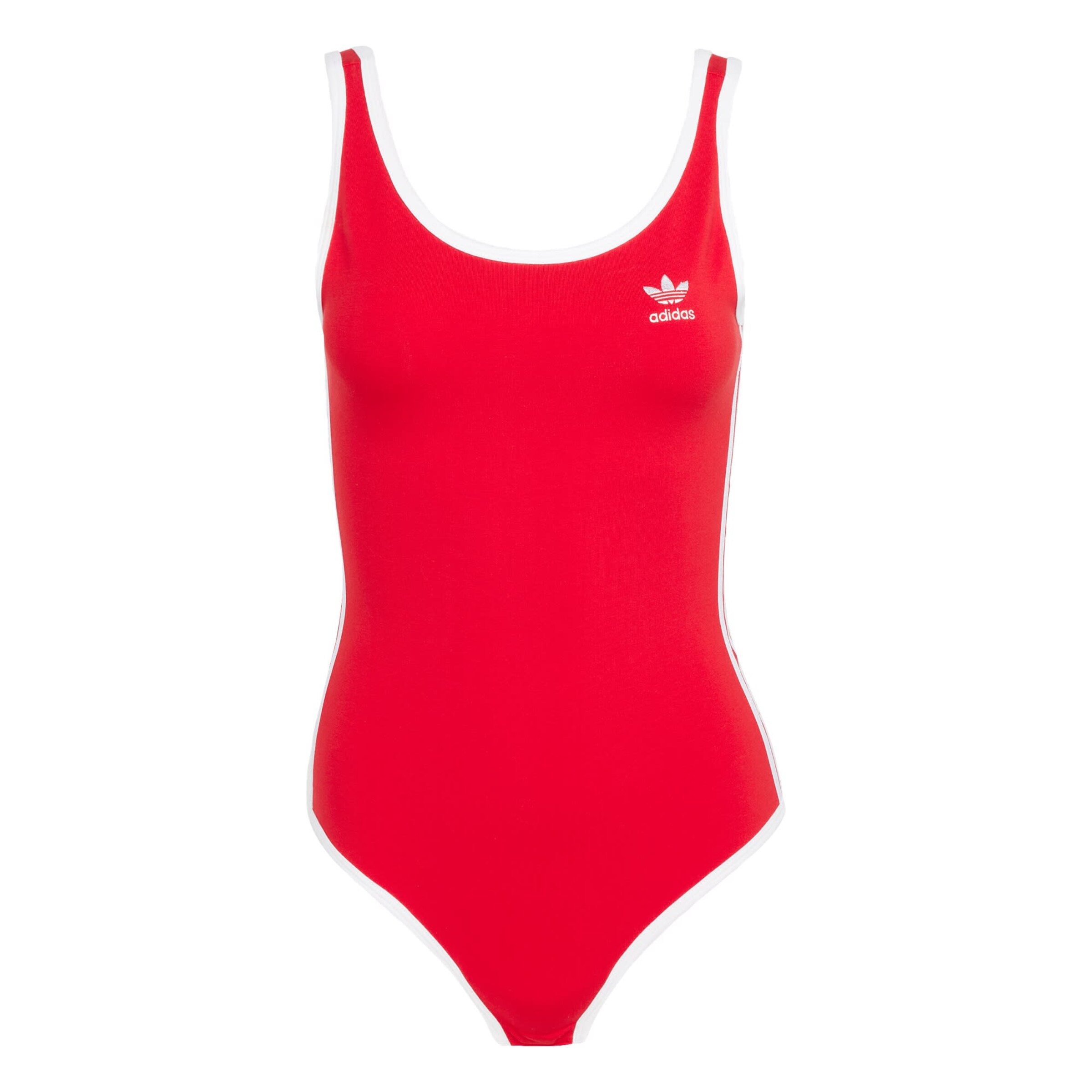 ADIDAS ORIGINALS Κορμάκι-μπλουζάκι 'Adicolor' σε κόκκινο: μπροστά