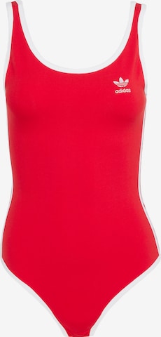ADIDAS ORIGINALS Shirtbody 'Adicolor' in Rot: Vorderseite