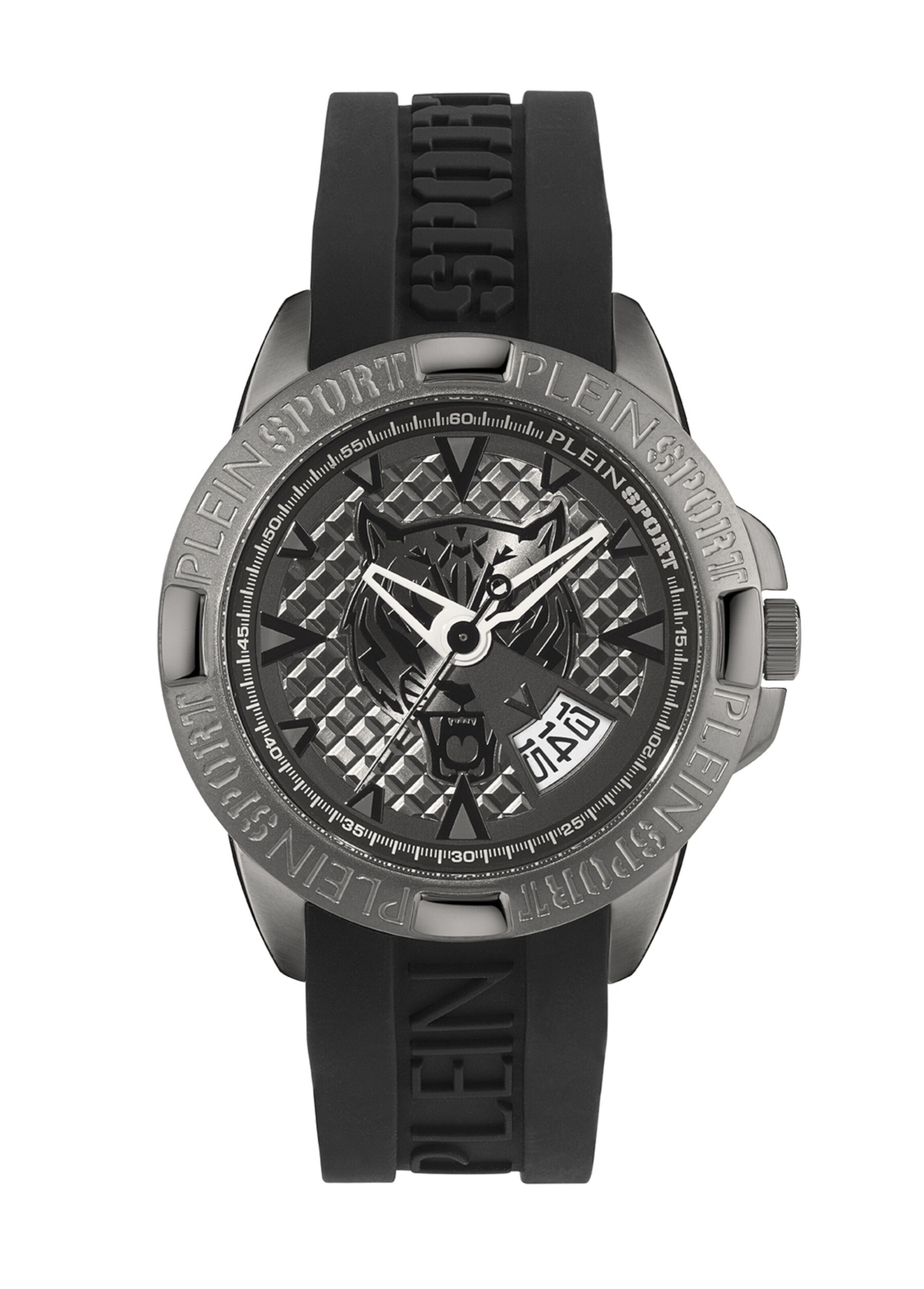 Montre à affichage analogique ' TOUCHDOWN ' Plein Sport en gris : devant