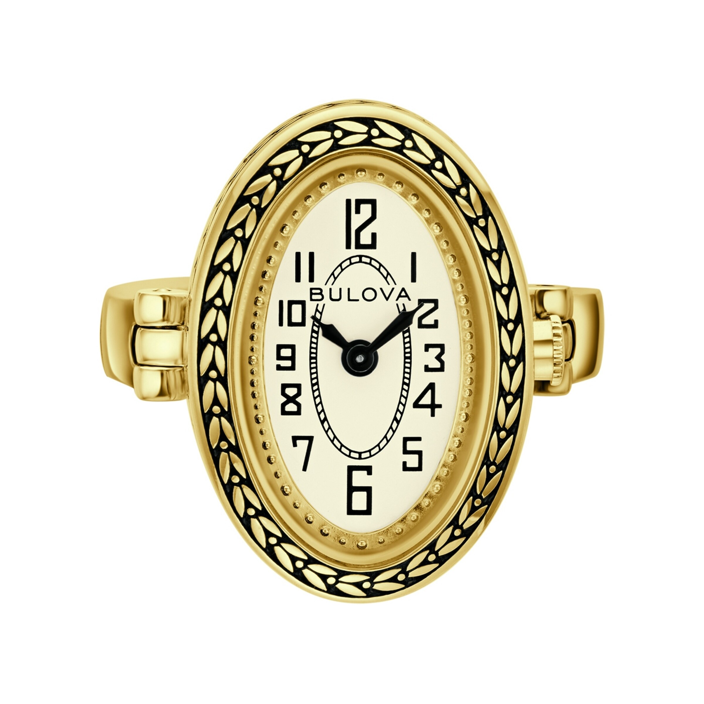 Bulova Analog Watch in Gold: front