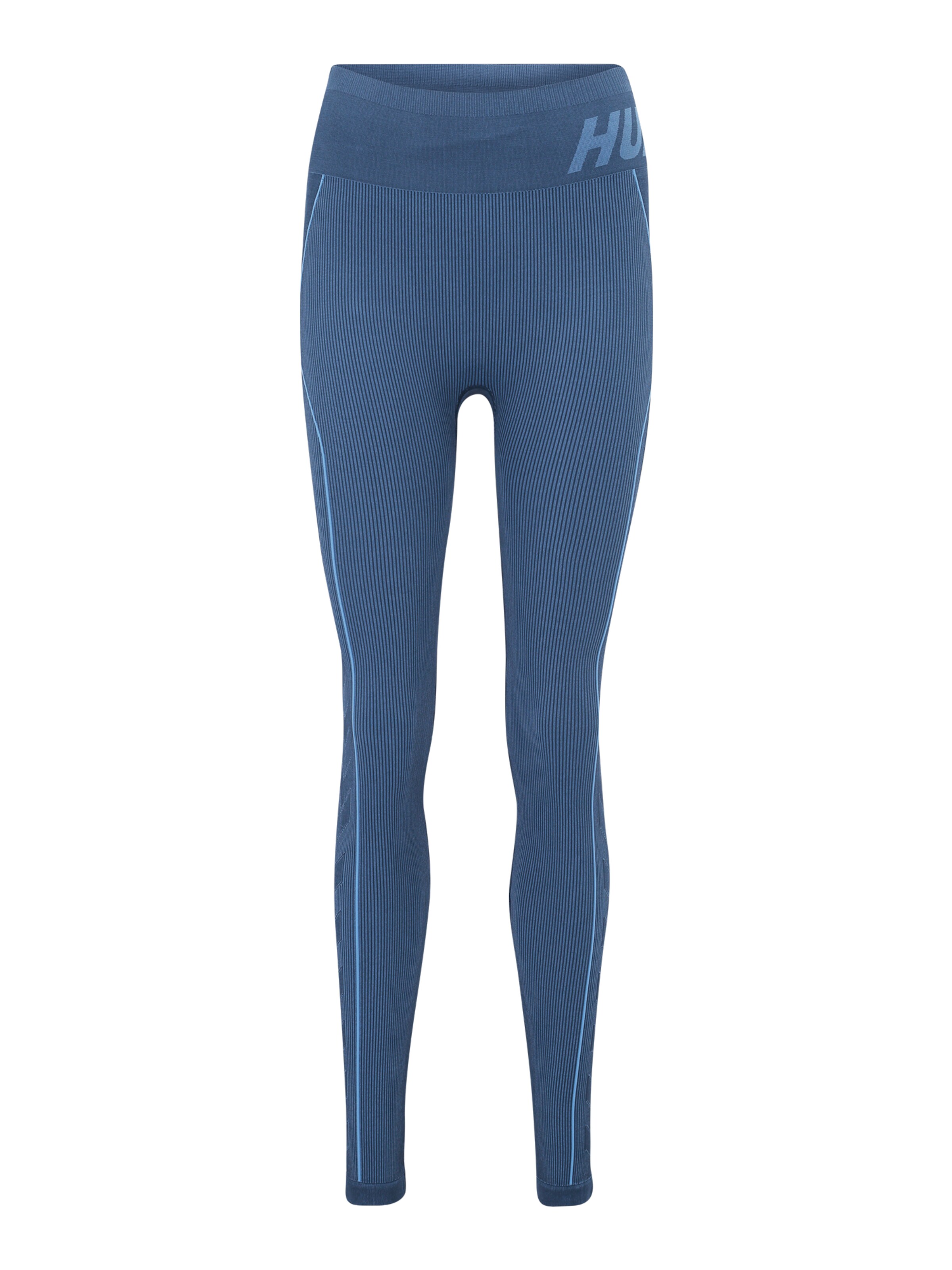 Hummel Skinny Sports trousers in Blue: front