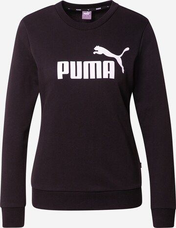 PUMA Athletic Sweatshirt in Black: front