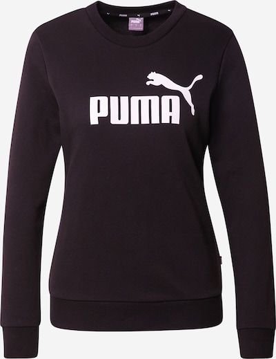 PUMA Athletic Sweatshirt in Black / White, Item view