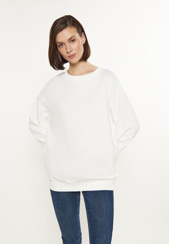 usha BLUE LABEL - Sudadera 'Fashion Look' en blanco: frente
