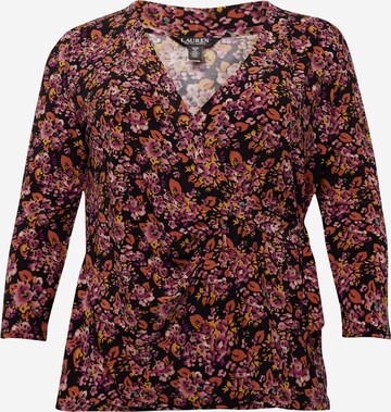 Lauren Ralph Lauren Plus Shirt 'JAINAB' in Lila: voorkant