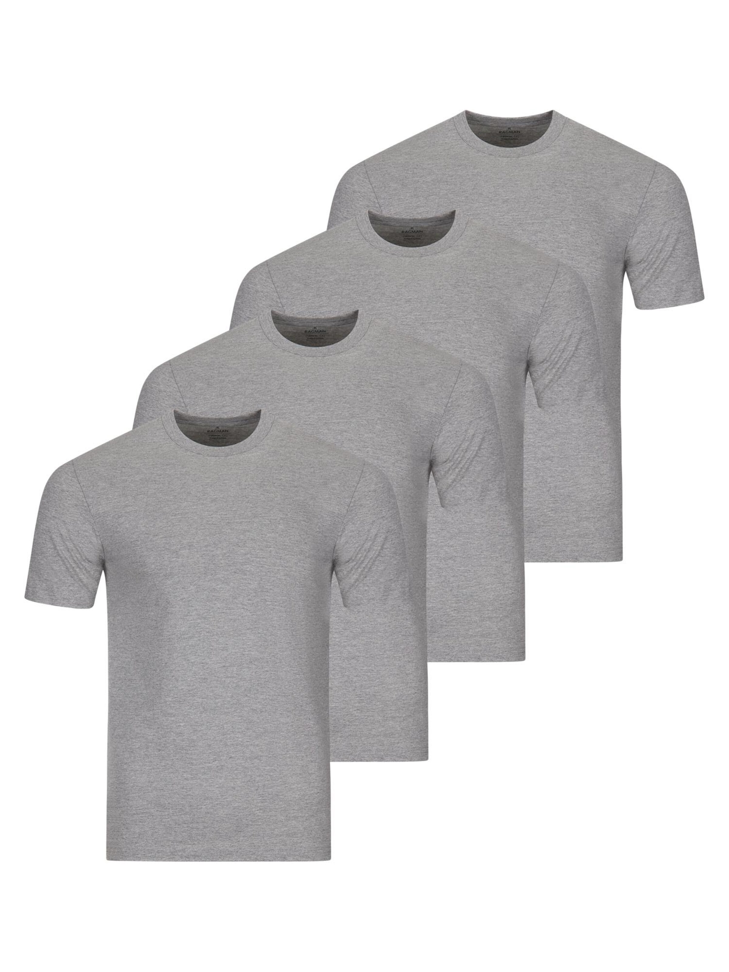 Ragman Undershirt 'Basic' in Grey: front