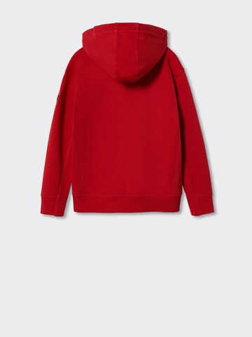 MANGO KIDS Sweatshirt 'Heroe' in Red