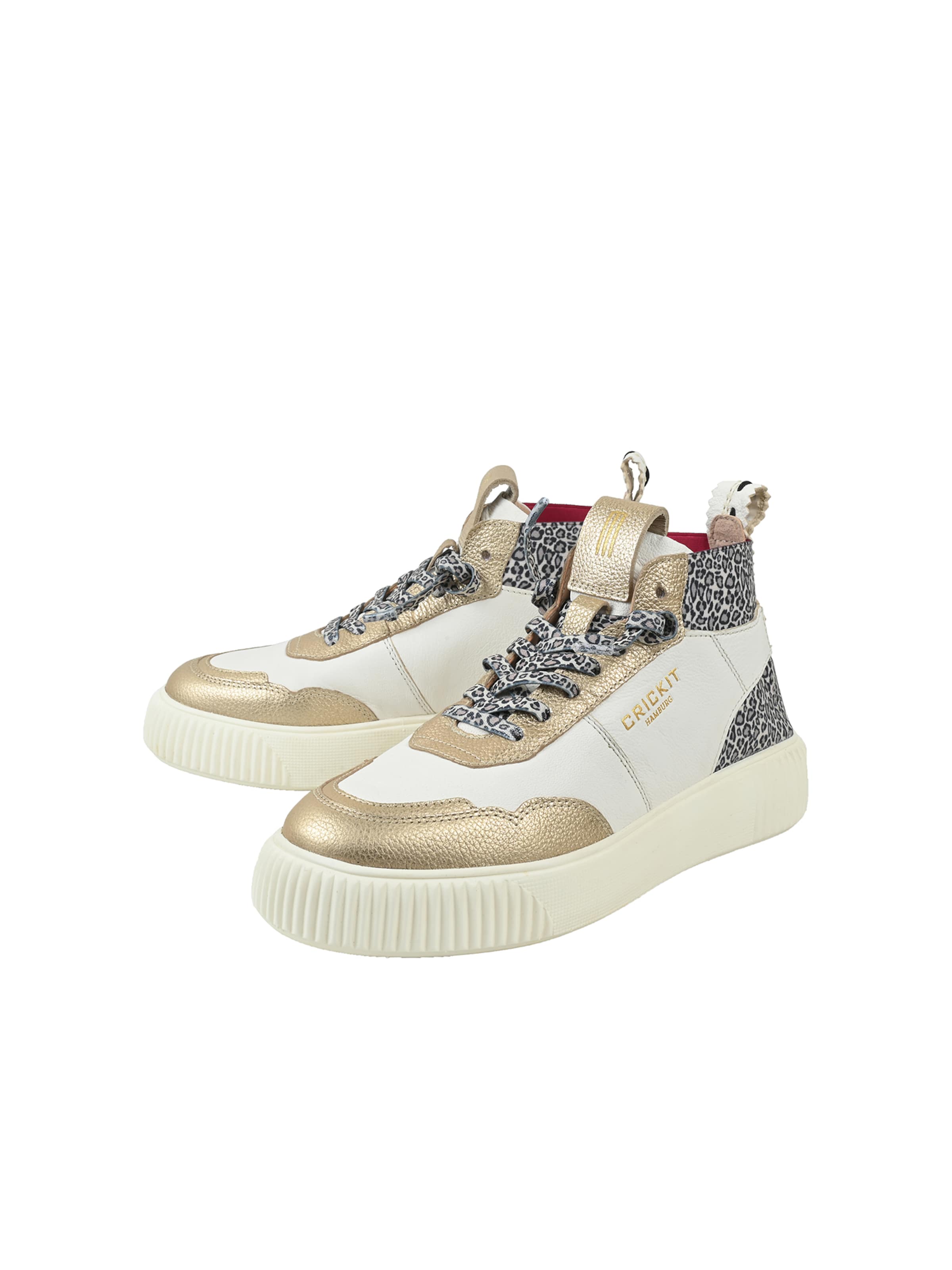 Crickit Sneakers hoog ' REBEKA ' in Wit