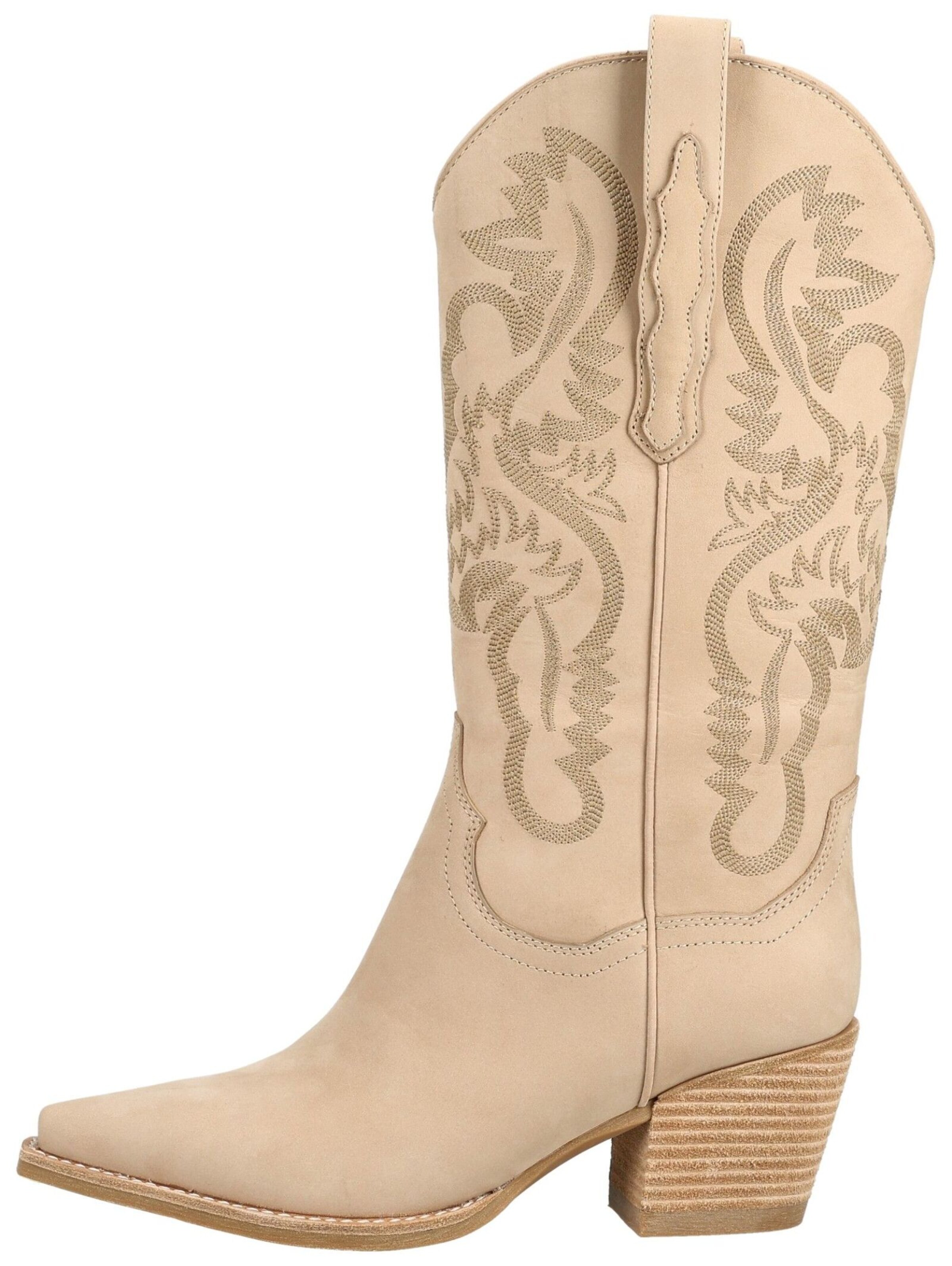 Jeffrey Campbell Cowboylaarzen in Beige