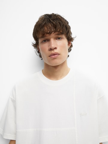 T-Shirt Pull&Bear en blanc