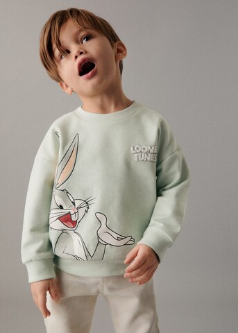 MANGO KIDS Bluza 'Looneyb' w kolorze zielony