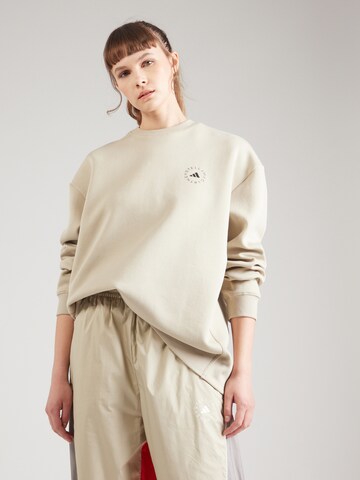ADIDAS BY STELLA MCCARTNEY Спортивный свитшот в Бежевый: спереди