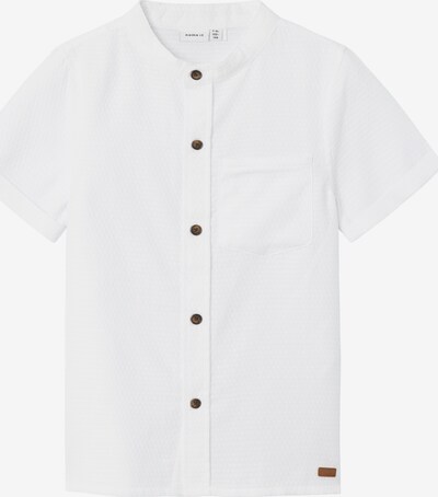 NAME IT Camisa 'HILANE' en marrón / blanco, Vista del producto