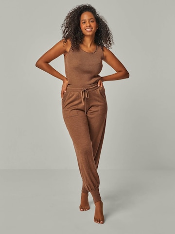 YOU LOOK PERFECT Loose fit Trousers 'BELLA' in Brown