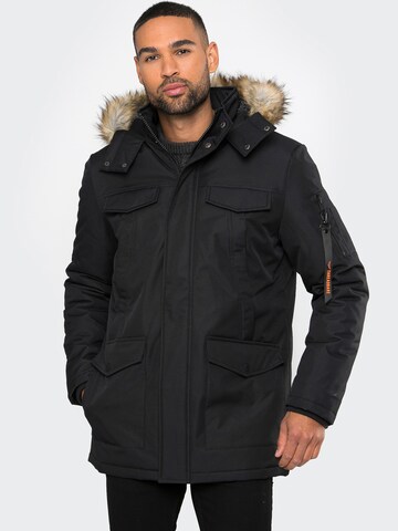 Threadbare Between-season jacket in Black: front