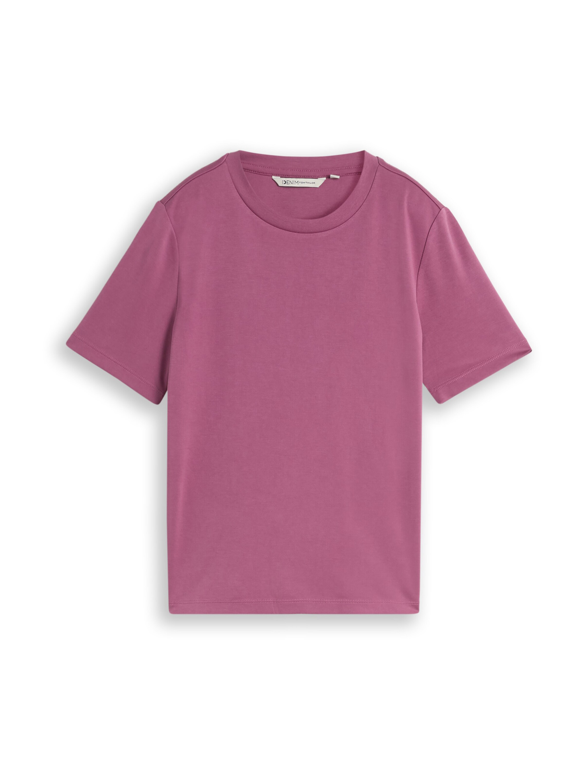 T-shirt TOM TAILOR DENIM en violet : devant