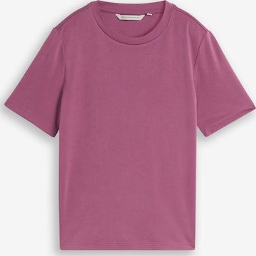 T-shirt TOM TAILOR DENIM en violet : devant