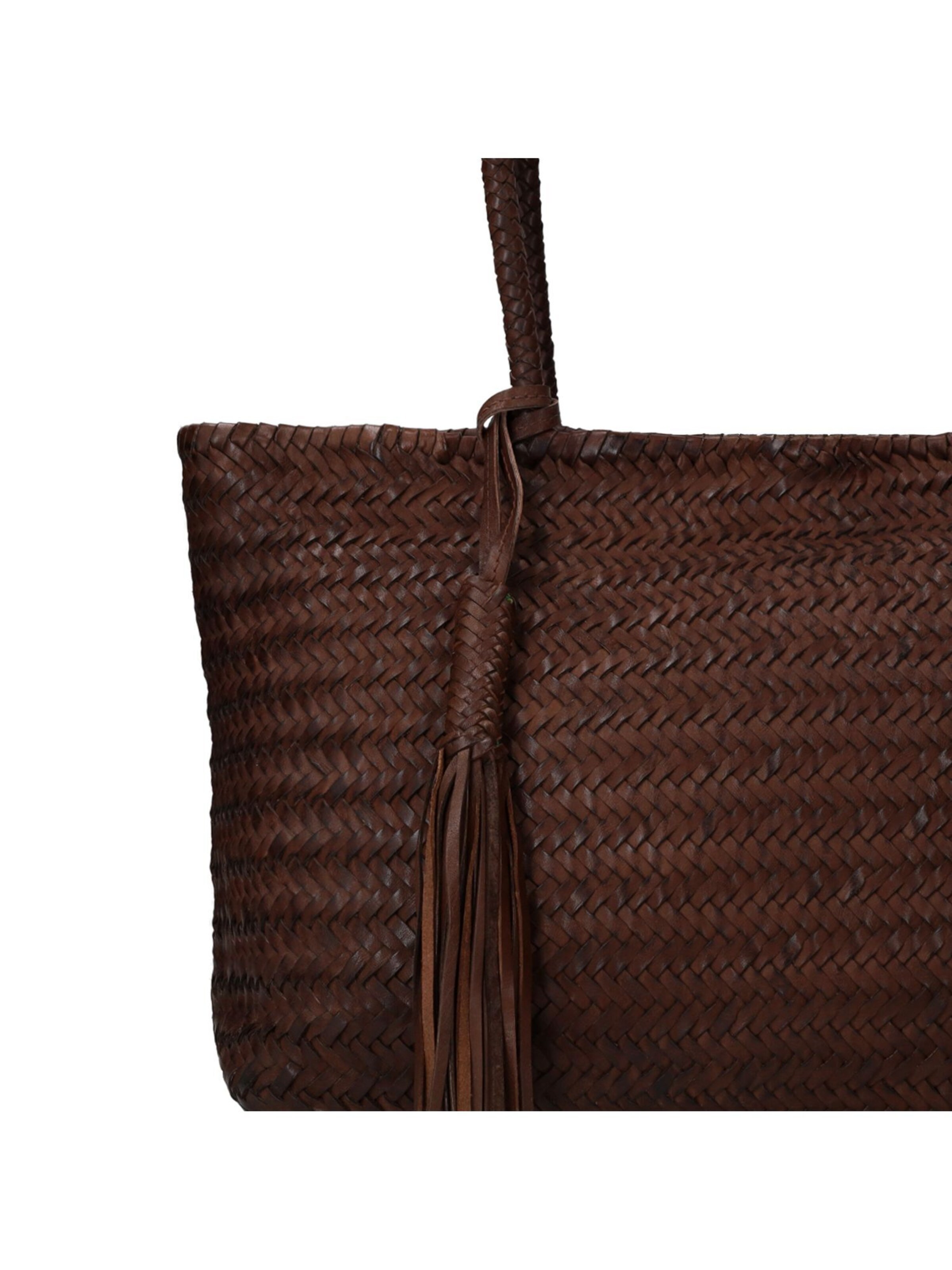 MANFIELD Handtas in Bruin