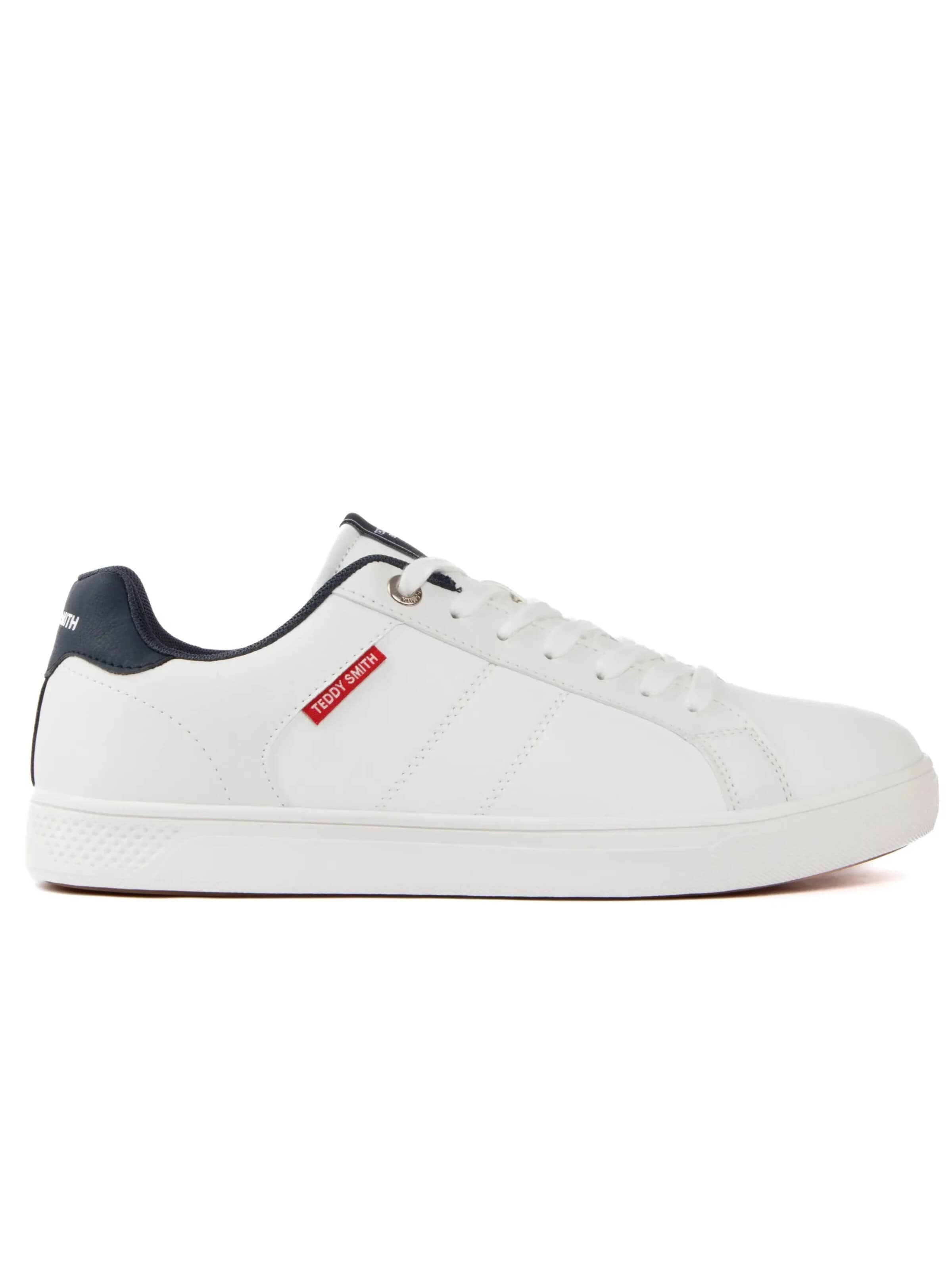 Teddy Smith Veterschoen 'Essential' in Wit: voorkant