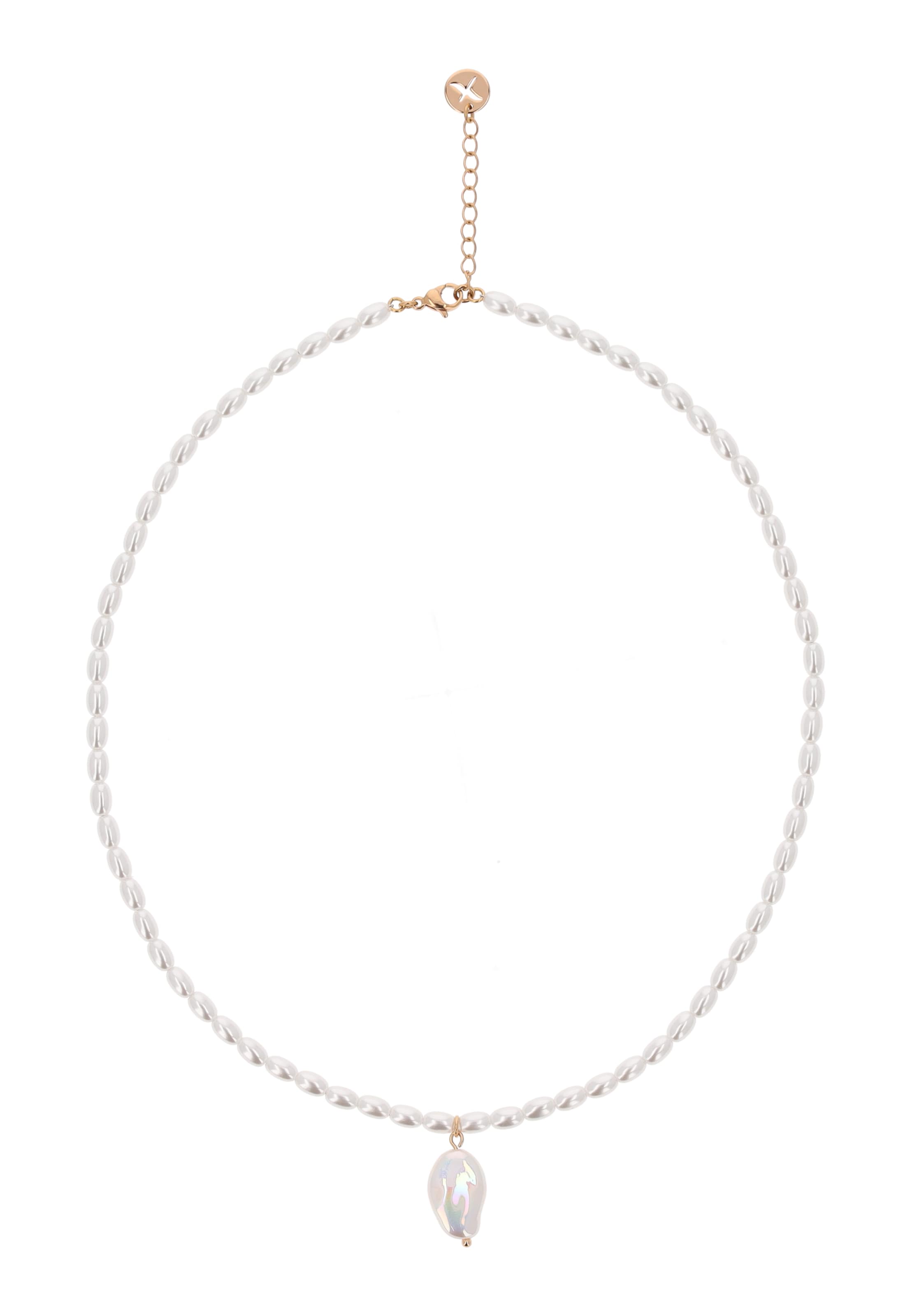 Chaîne Usha en blanc : devant