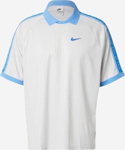 Nike Sportswear T-Shirt en azur / blanc, Vue avec produit