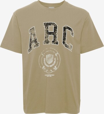 T-Shirt !Solid en beige : devant