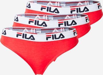 FILA Thong in Red: front