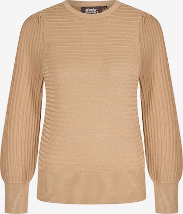 4funkyflavours Pullover 'Not Into You' in Beige: predná strana