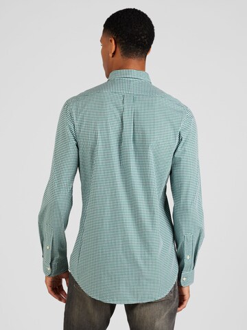 Coupe slim Chemise Polo Ralph Lauren en vert