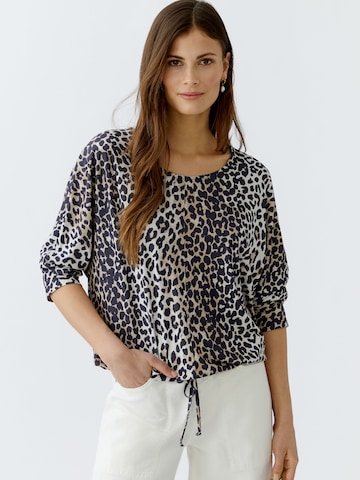 OUI Blouse in Beige: front