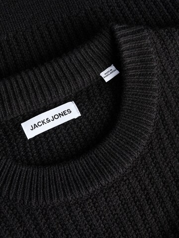 JACK & JONES Sweater 'JJSage' in Black
