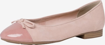 JANA Ballet Flats in Pink: front