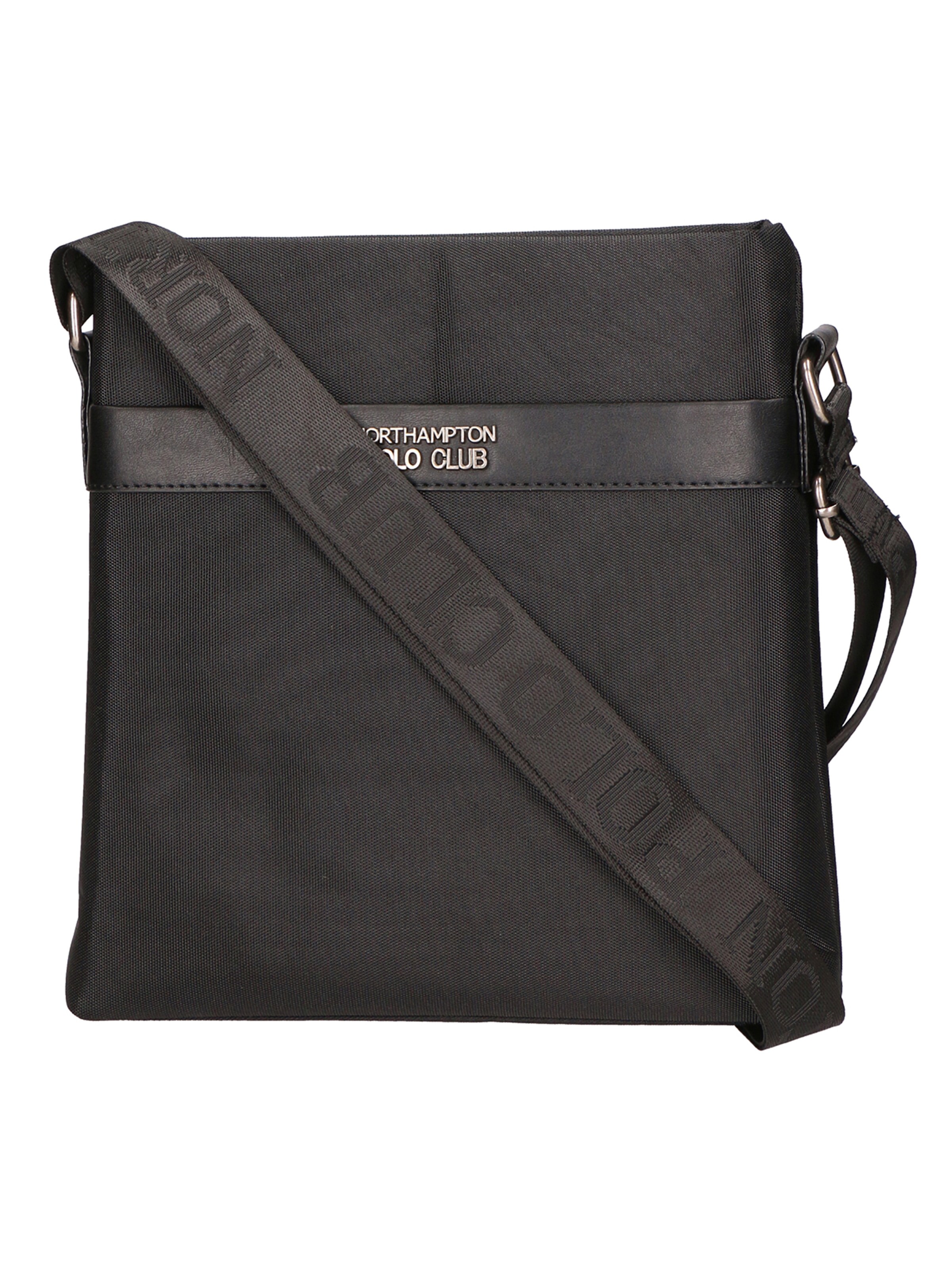 Borsa a spalla di Northampton Polo Club in nero: frontale