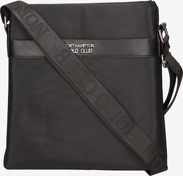Northampton Polo Club Schultertasche in Schwarz: Vorderseite