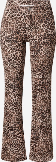 Monki Housut värissä ruskea / vaaleanruskea / musta, Tuotenäkymä