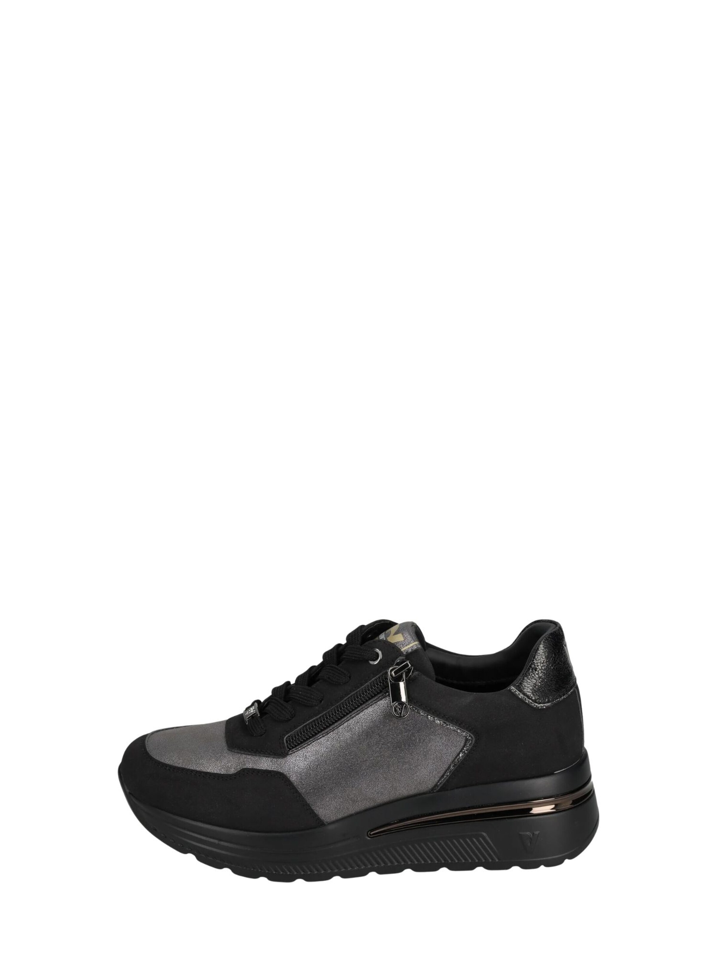Sneaker bassa 'Valleverde Sneakers Metal' di Valleverde in nero: frontale