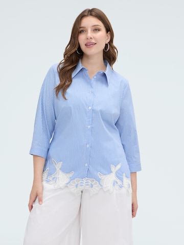 Chemisier Fiorella Rubino en bleu