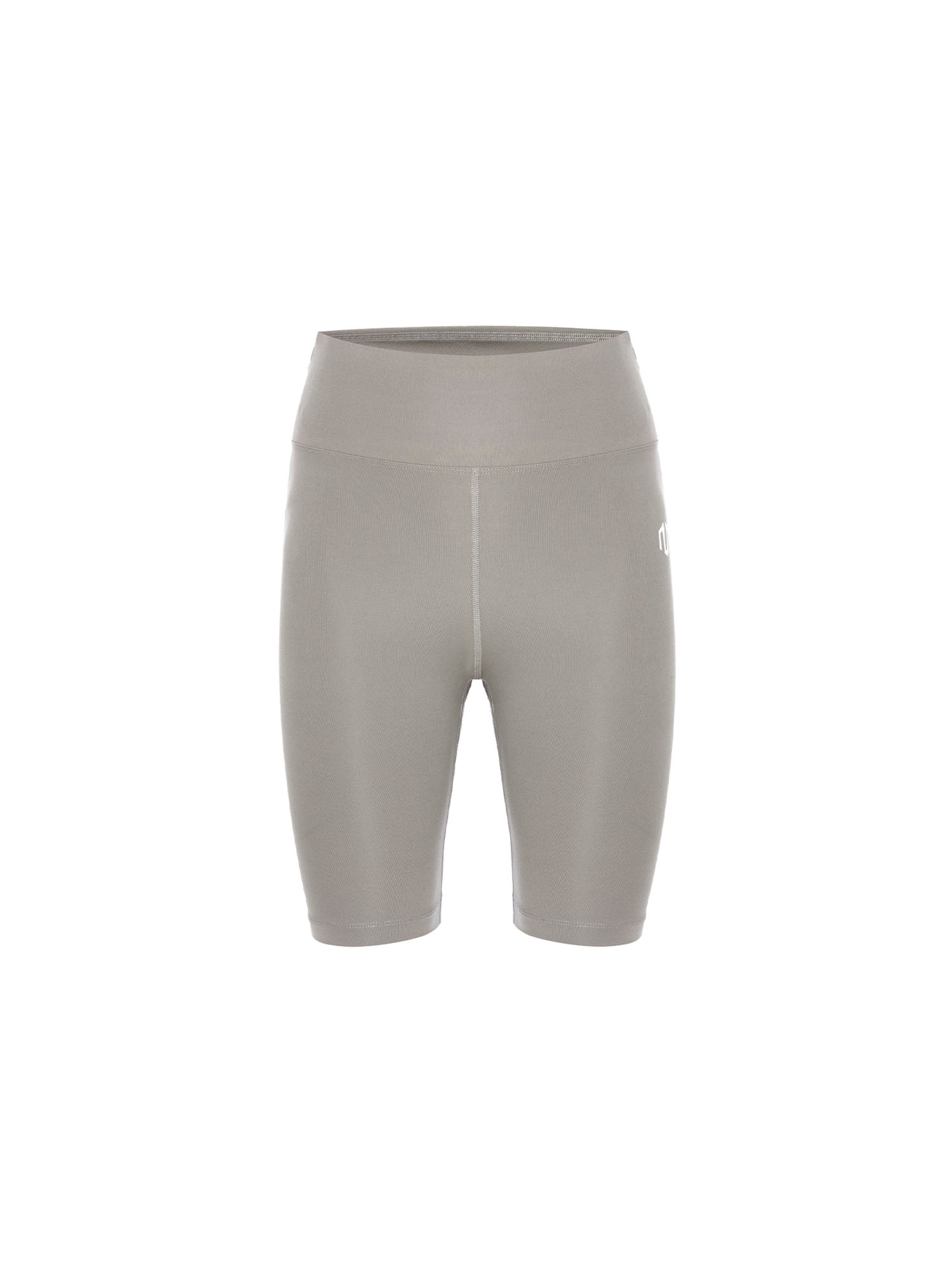 MOROTAI Skinny Sportshorts 'Basic' in Grau: Vorderseite