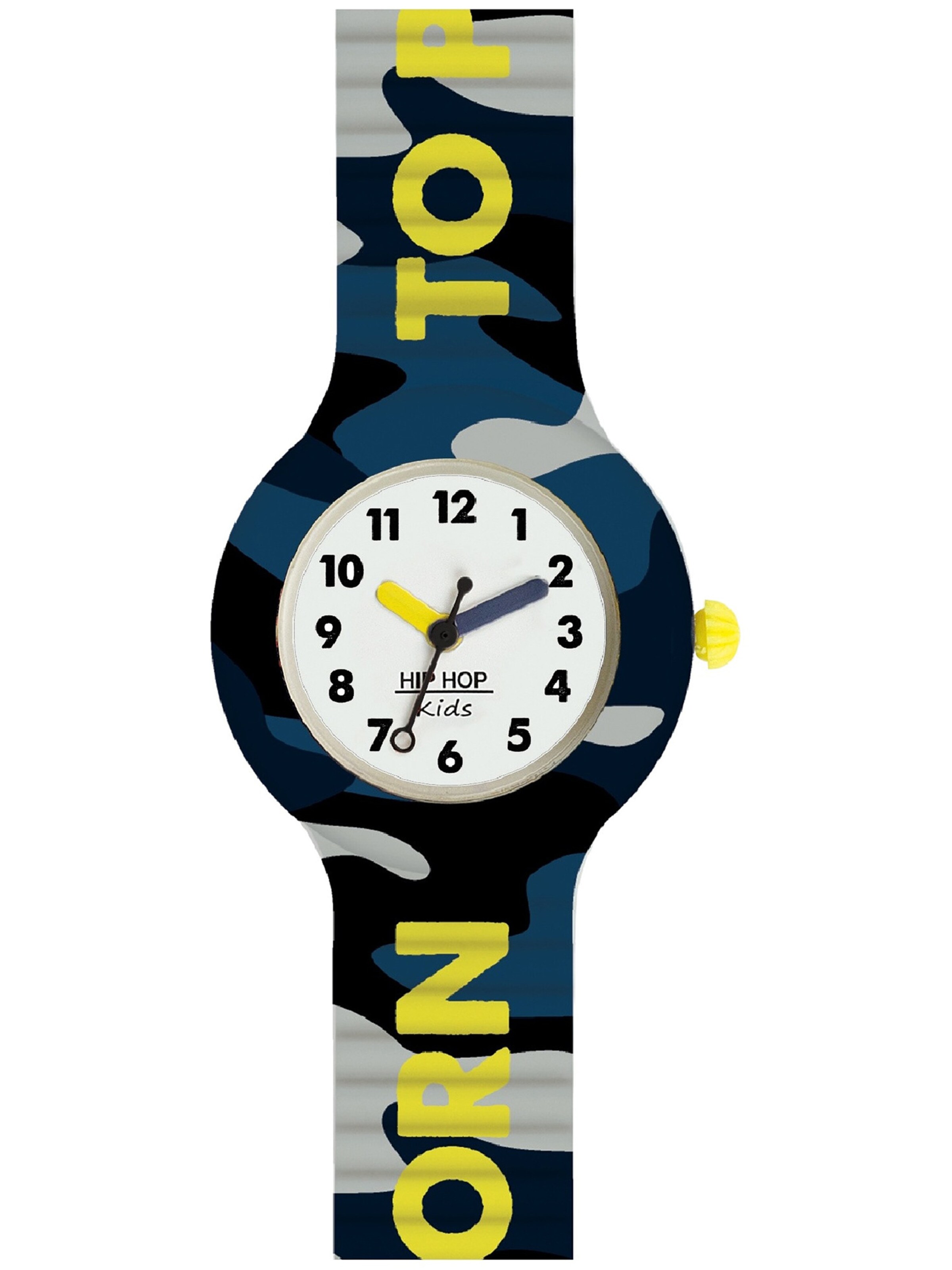 Orologio analogico di Hip Hop in blu