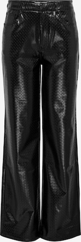 melns Only Petite Platas staras Bikses 'ONLJUICY-DAKOTA': no priekšpuses