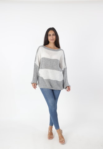 Elara Pullover in Grau: Vorderseite