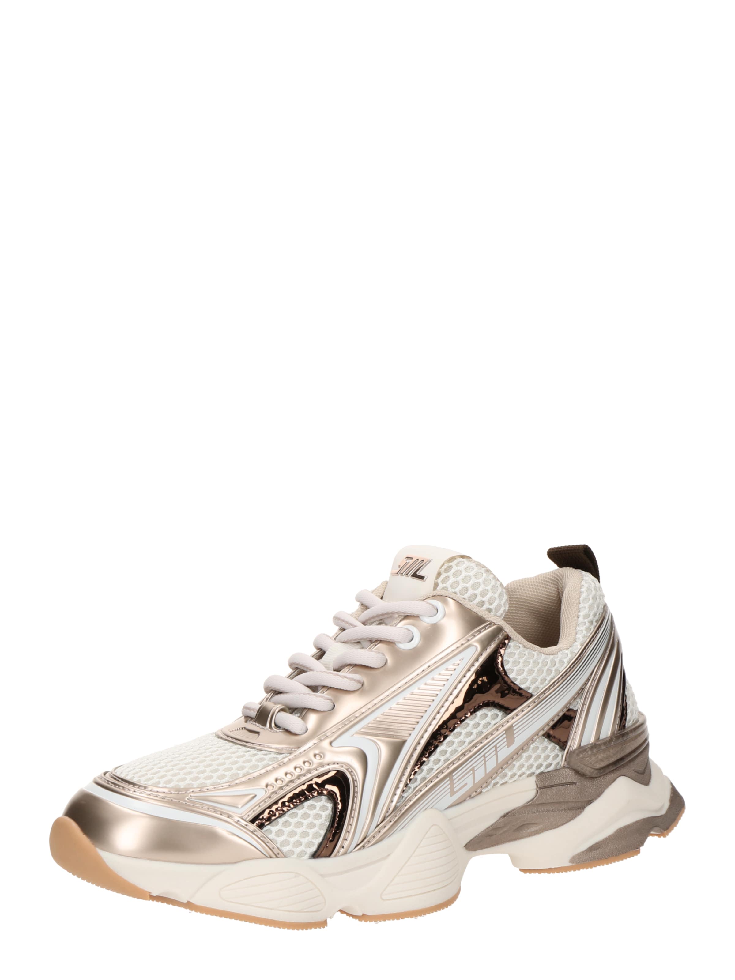 Baskets basses 'Speedster-E' STEVE MADDEN en or : devant