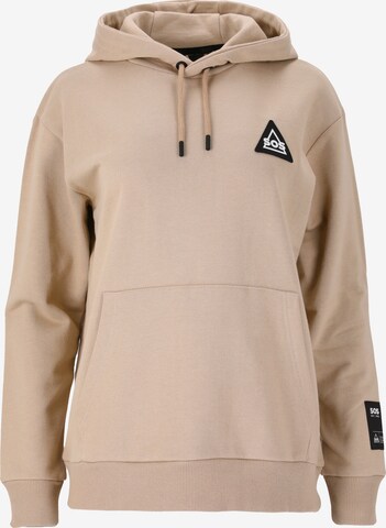 SOS Sweatshirt 'Haines' in Brown: front