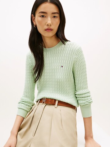 TOMMY HILFIGER Pullover in Grün