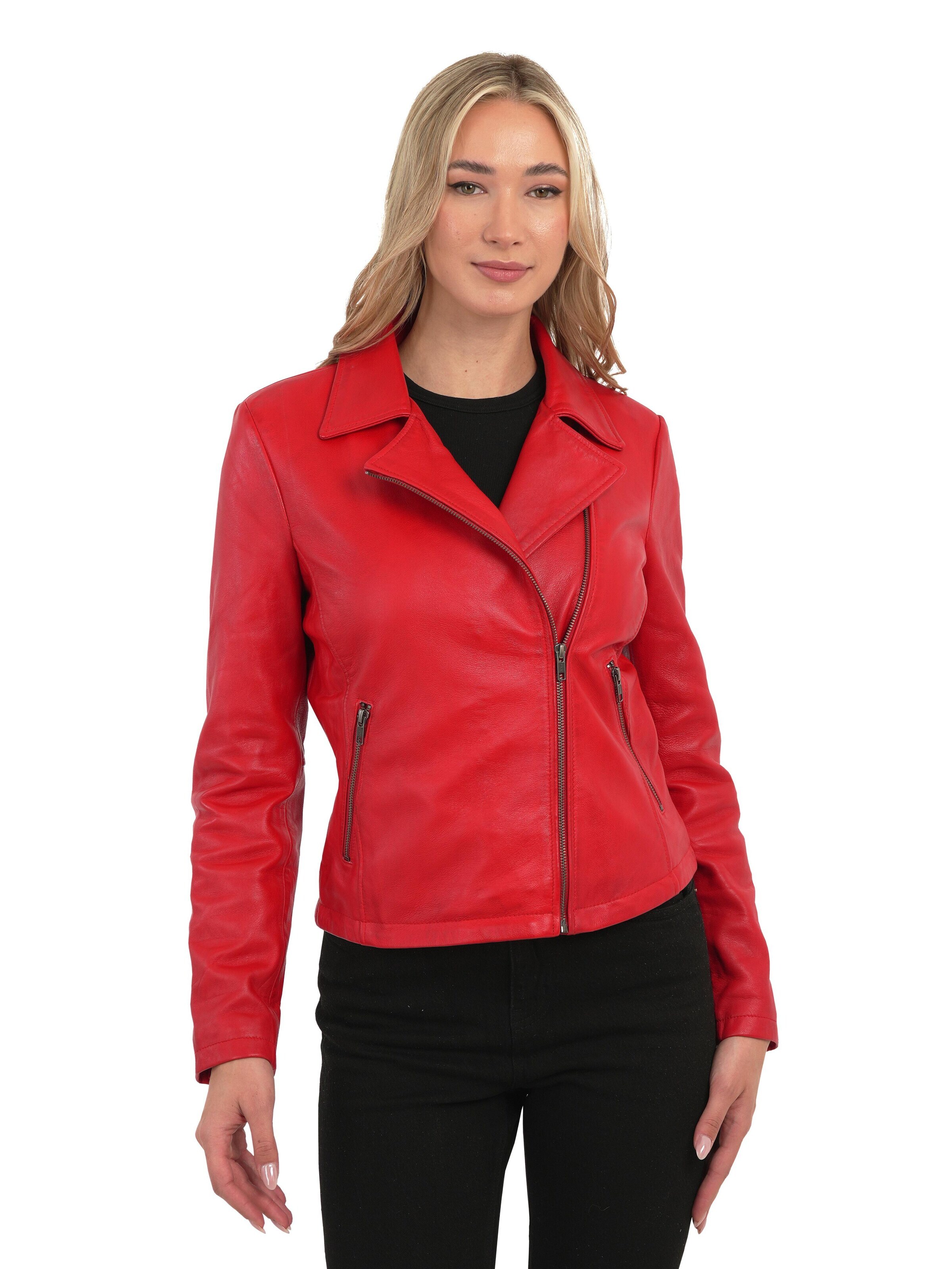 Chic and Clicks - Chaqueta de entretiempo 'Midnight' en rojo